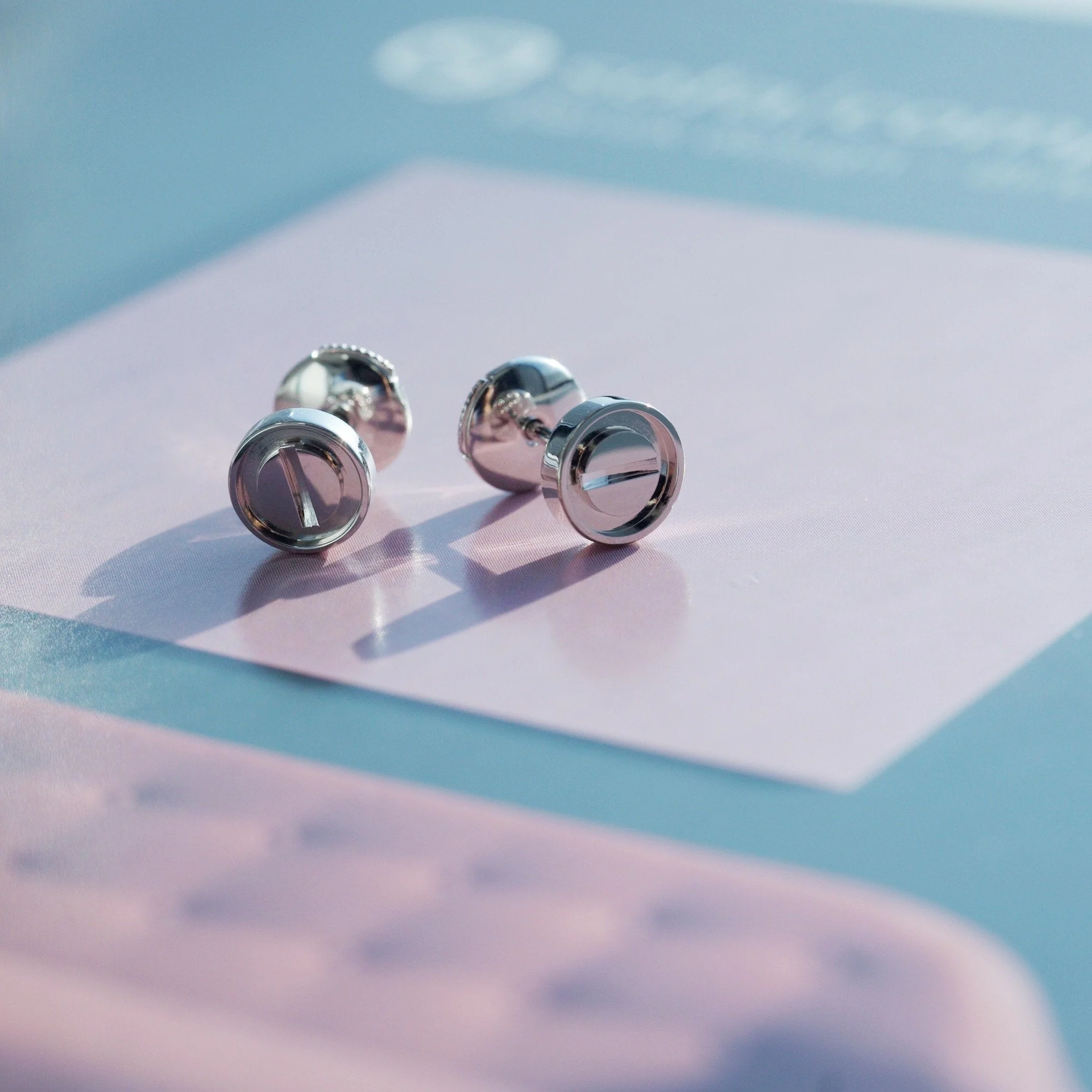 [Hmes]LOVE EARRINGS SILVER 10MM