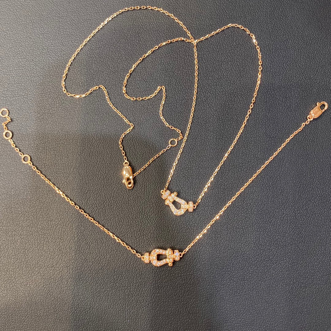 [FE]FORCE 10 DIAMOND PINK GOLD NECKLACE MINI MODEL