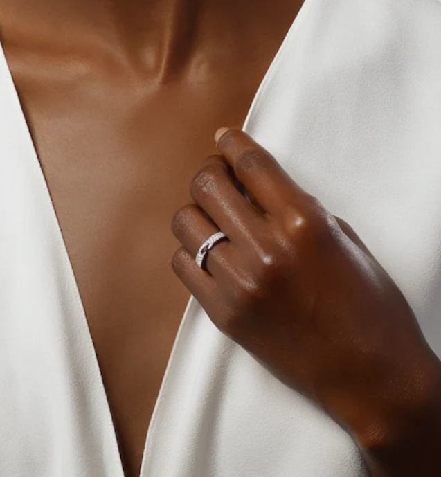 [CH]ALLIANCE LIENS VIDENCE PAVED DIAMOND 4MM RING