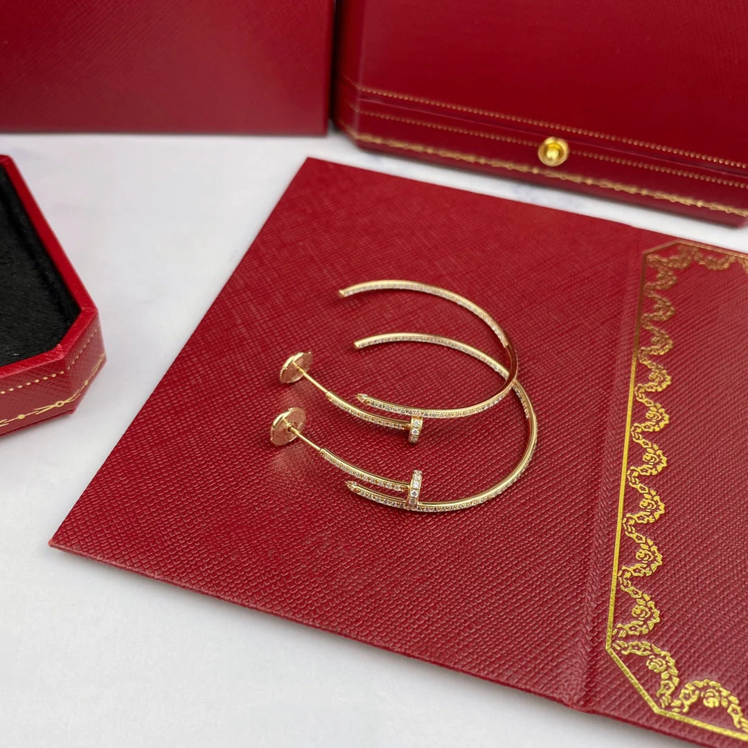 [CT]JUSTE EARRINGS FULL DIAMONDS 1.8MM