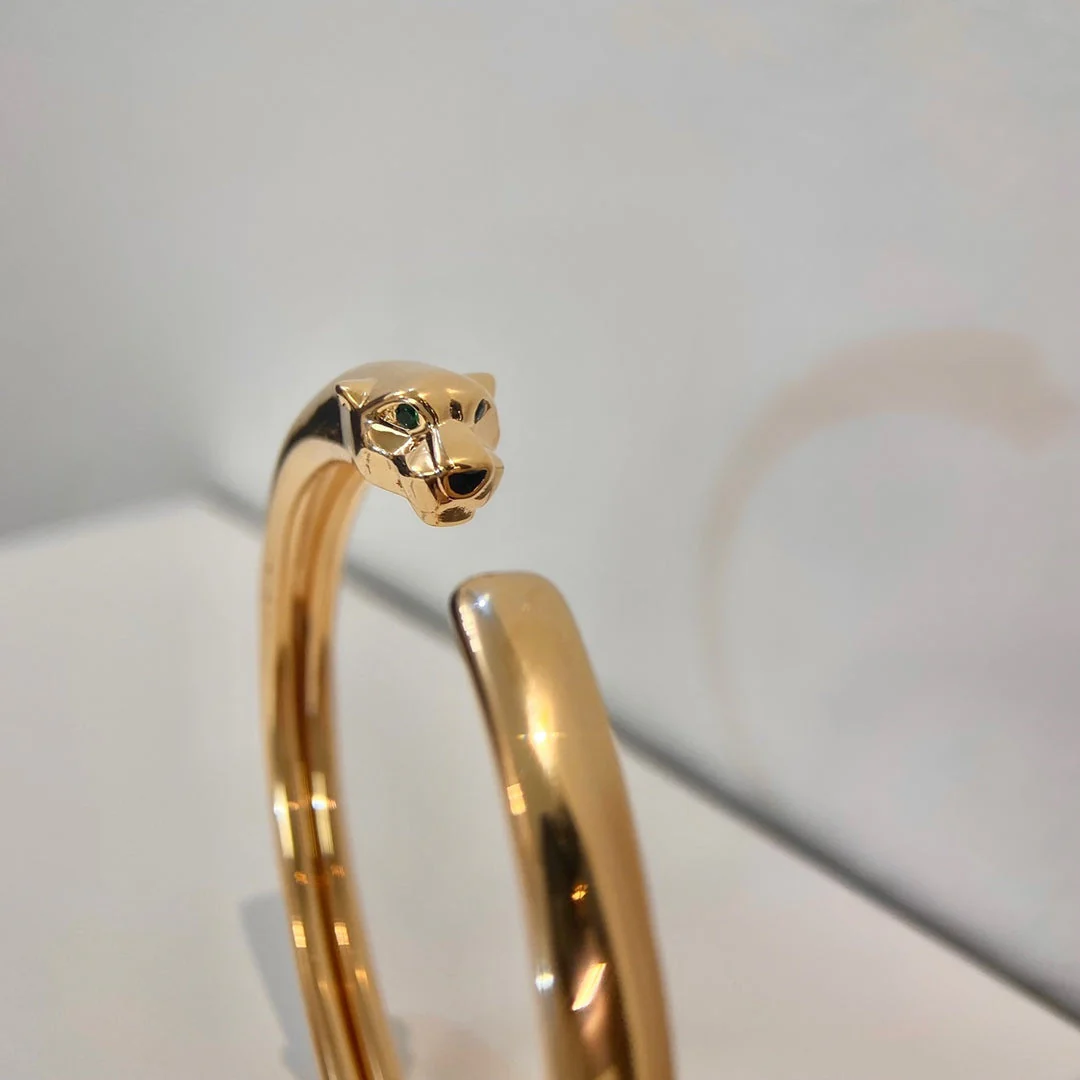 [CT]PANTHERE GOLD OPEN BRACELET