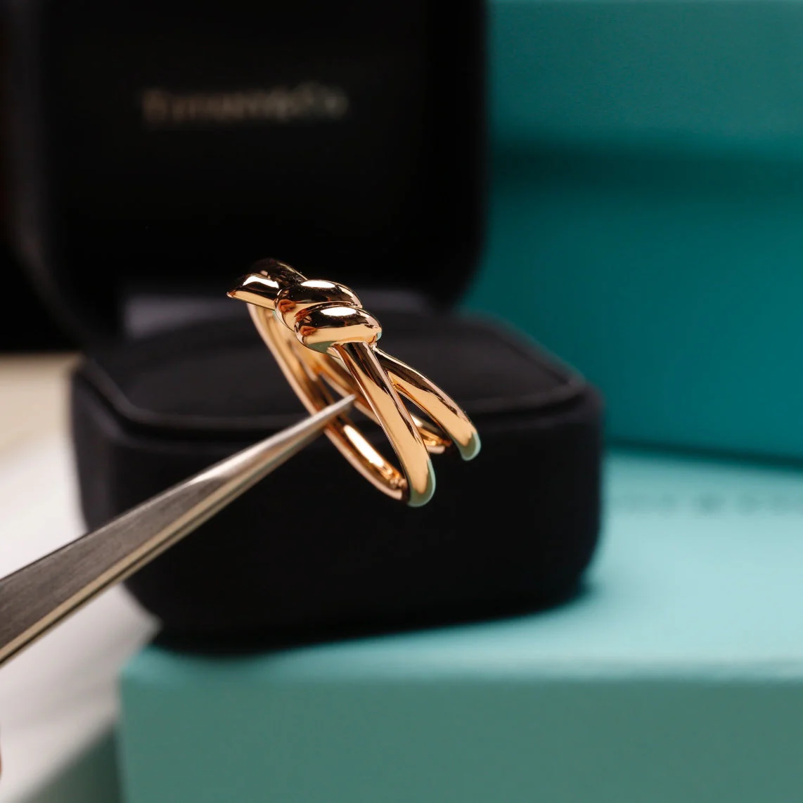 [TF]KNOT RING PINK GOLD