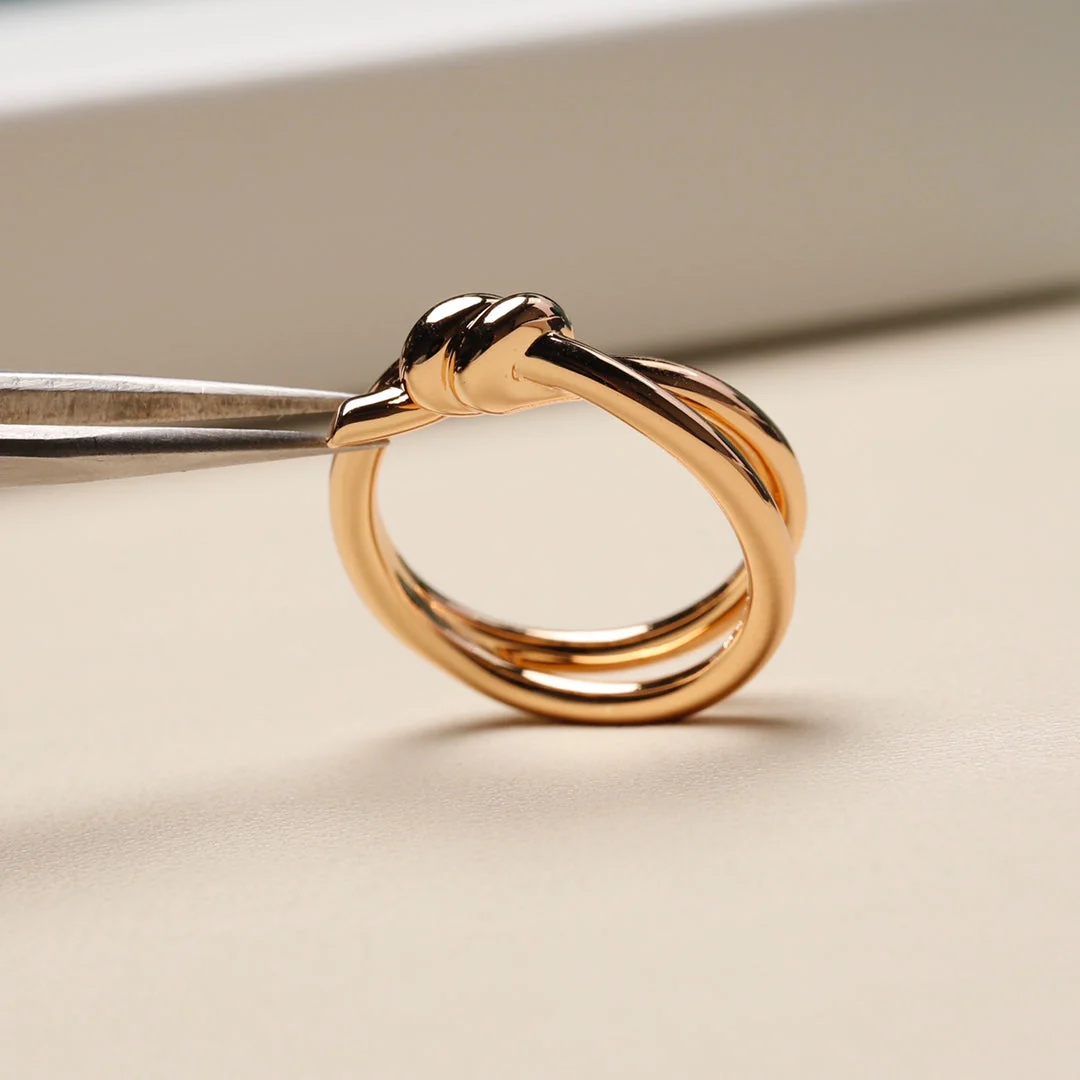 [TF]KNOT RING PINK GOLD