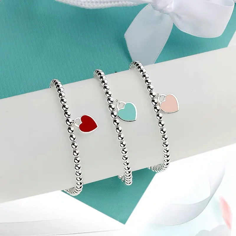 [TF]MINI HEART BRACELET SILVER