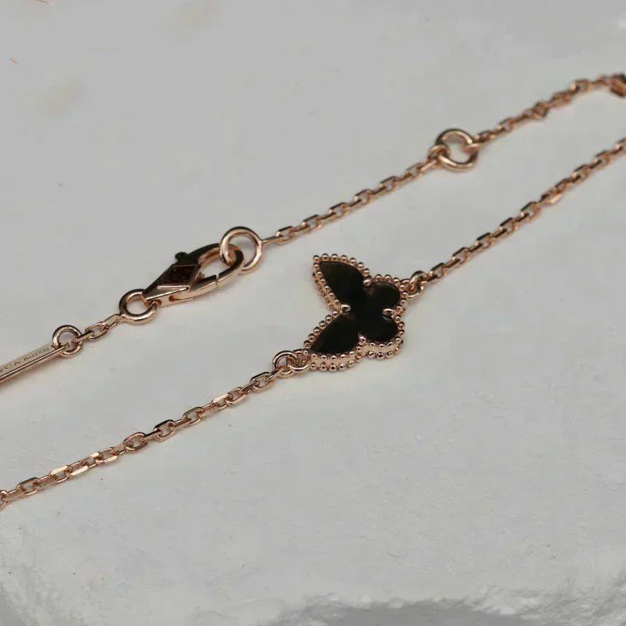 [VA]BUTTERFLY ONYX  BUTTERFLY BRACELET