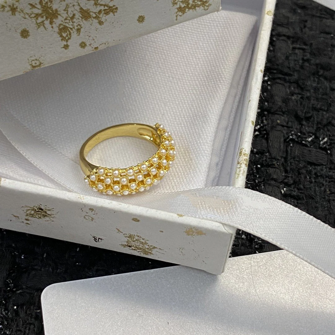 [CD] RING PEARL GOLD