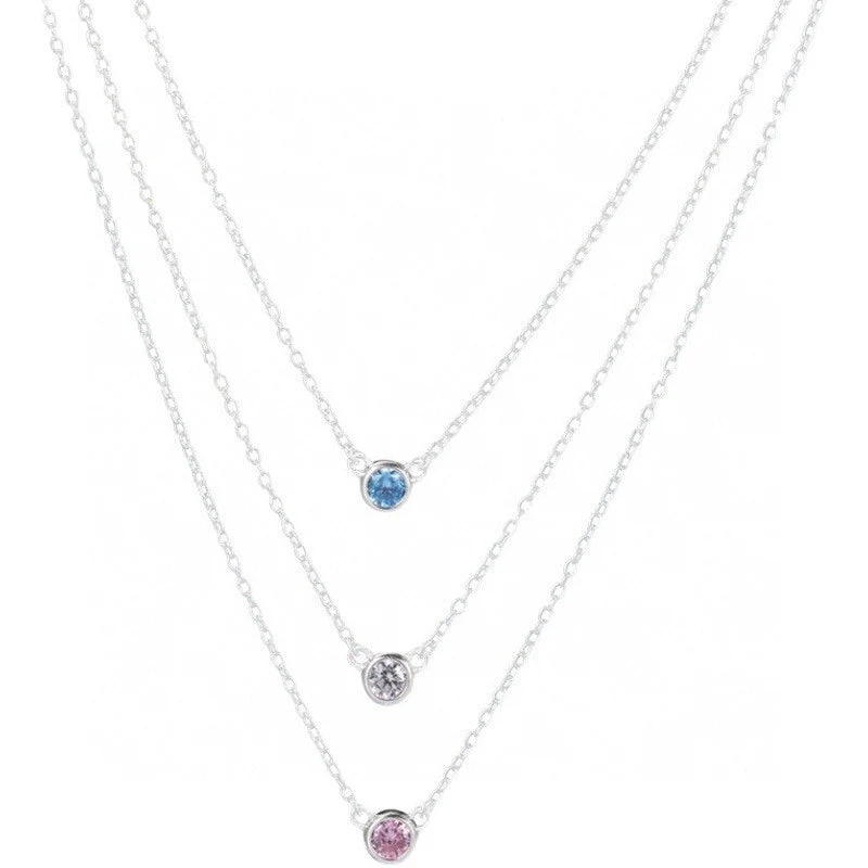 [TF]ELSA PERETTI SERIES SINGLE DIAMOND SIMPLE NECKLACE