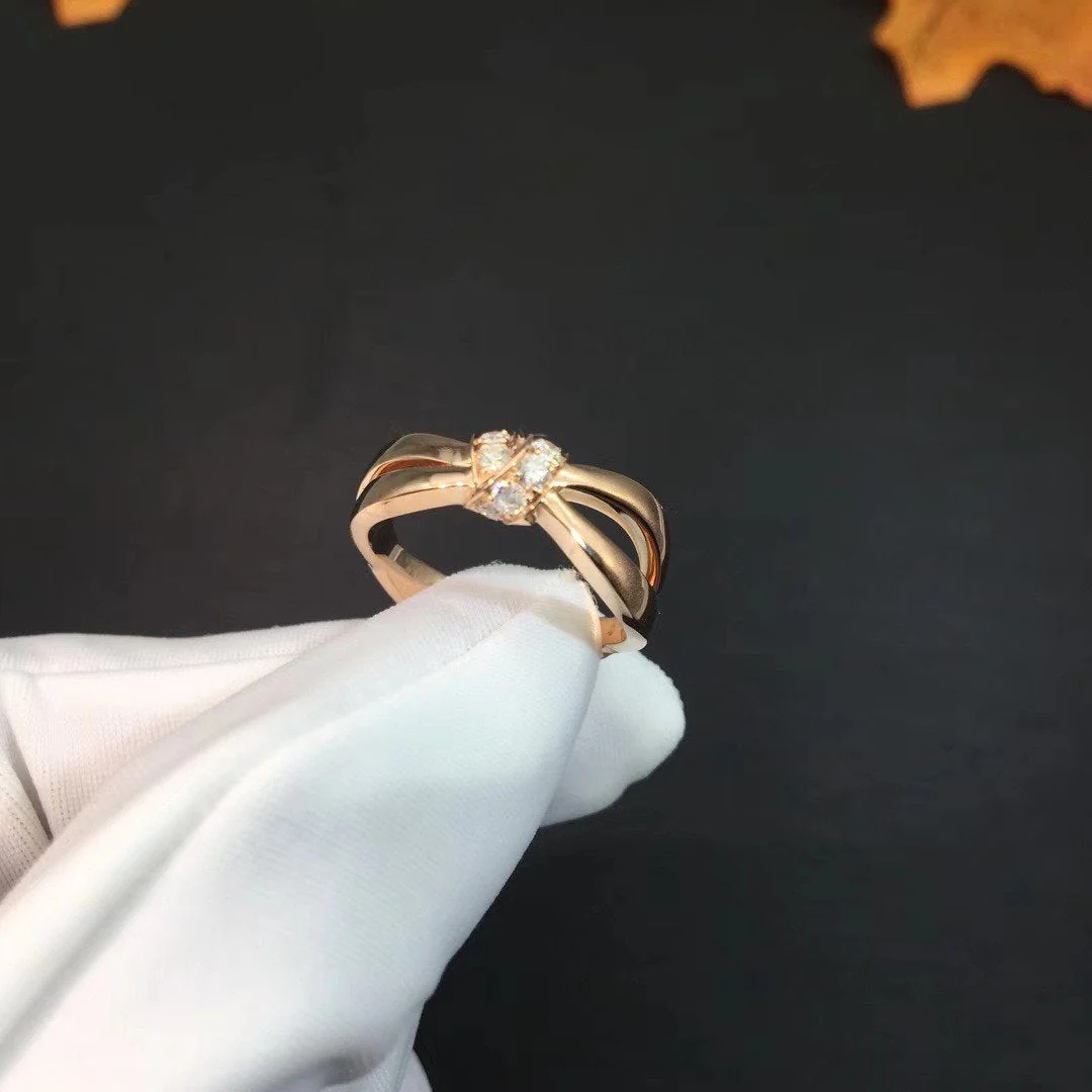 [TF]LIENS RING ROSE GOLD DIAMOND