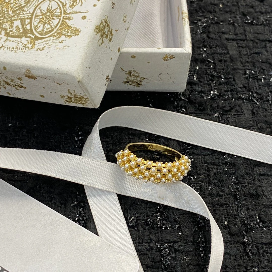 [CD] RING PEARL GOLD