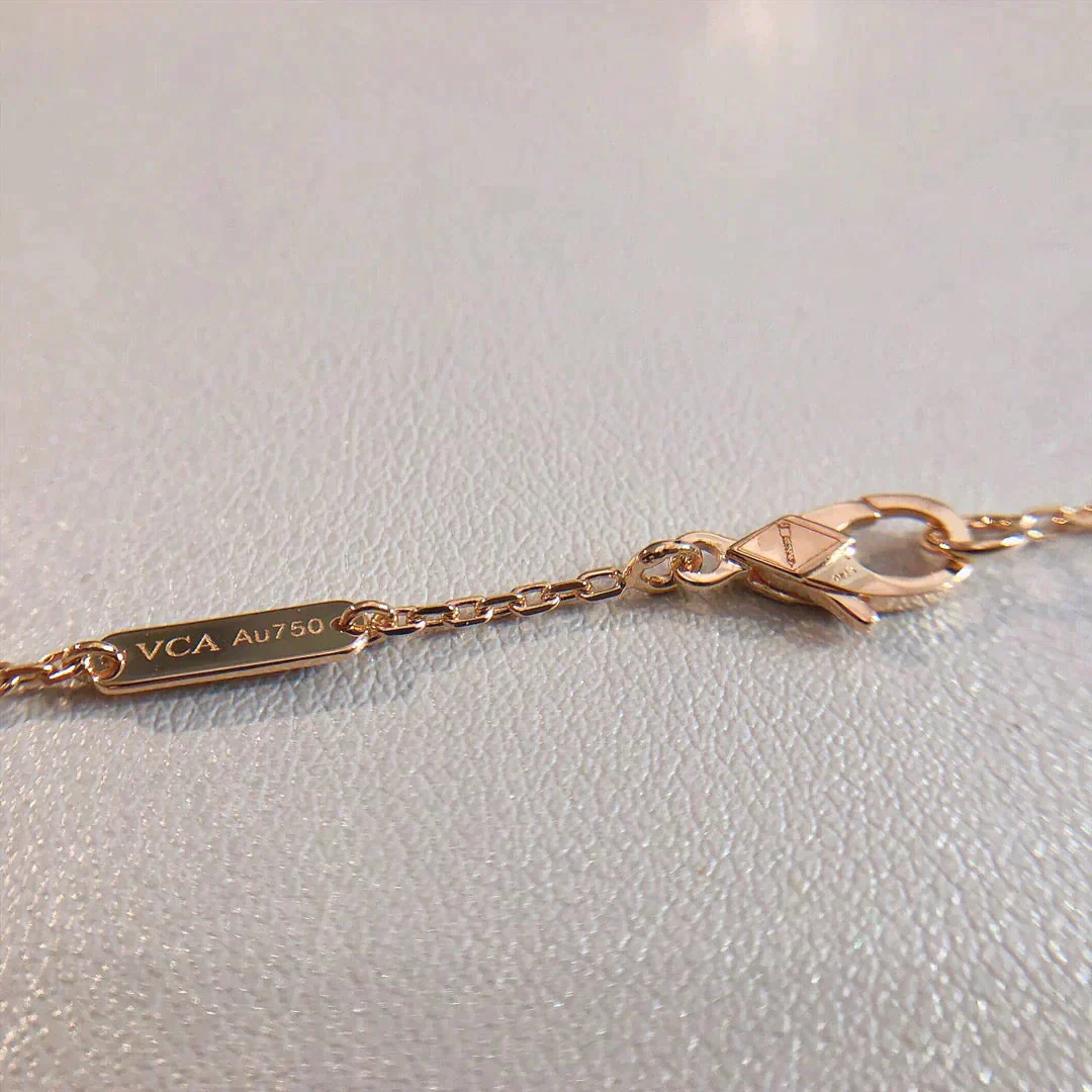 [VA]PERLEE PEDANT NECKLACE GOLD / ROSE GOLD