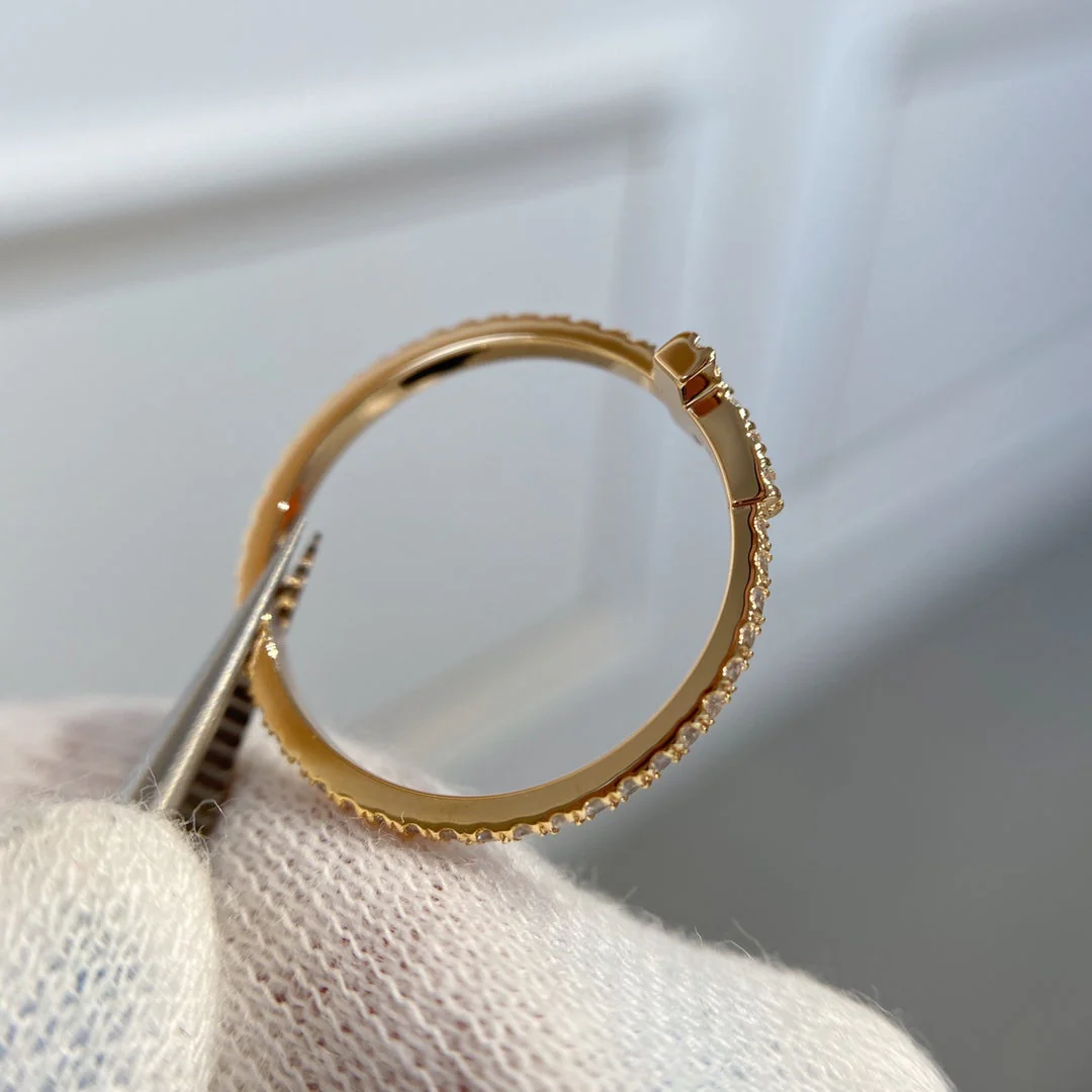 [TF]T RING DIAMOND ROSE GOLD