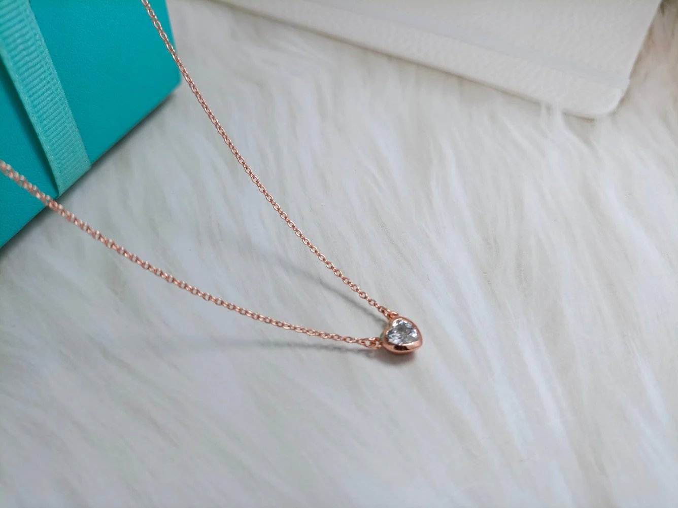 [TF]HEART BIG DIAMOND NECKLACE