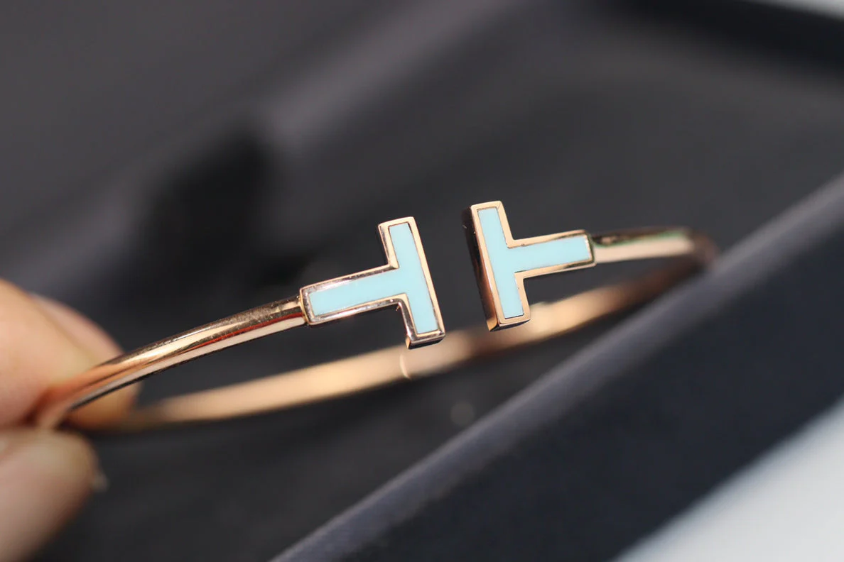 [TF]T BRACELET 1.8MM TURQUOISE ROSE GOLD