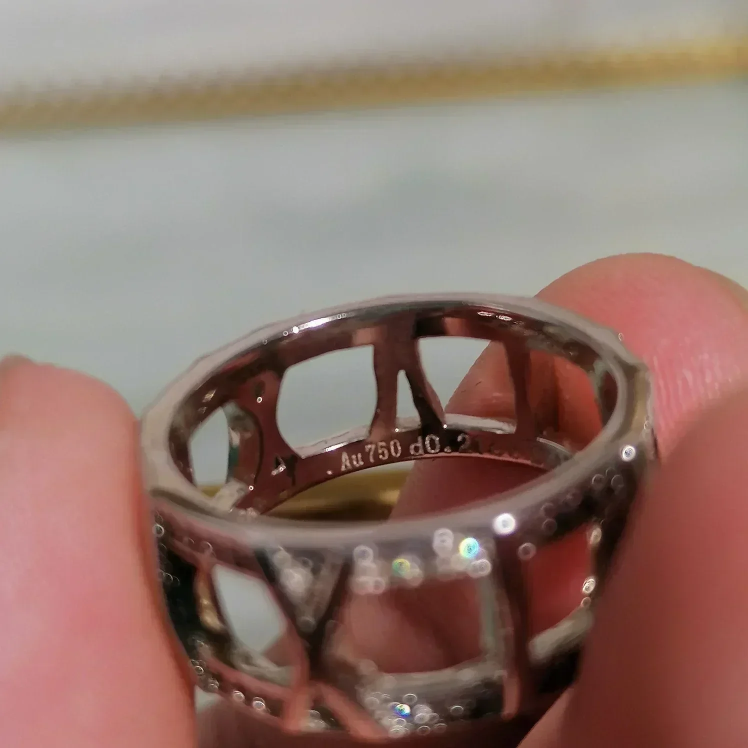 [TF]ATLAS LARGE OPEN DIAMOND RING