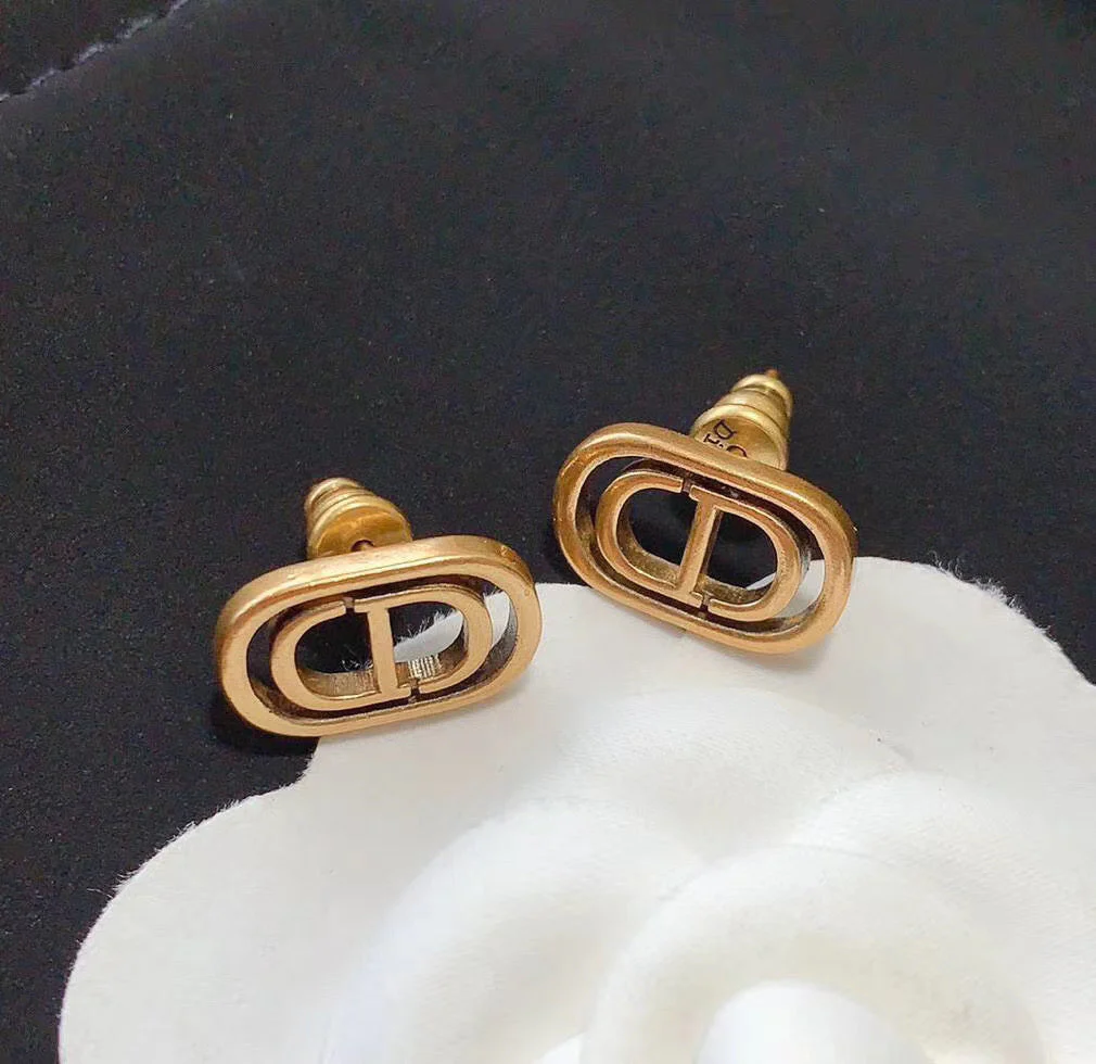 [CD] STUD EARRINGS ANTIQUE GOLD