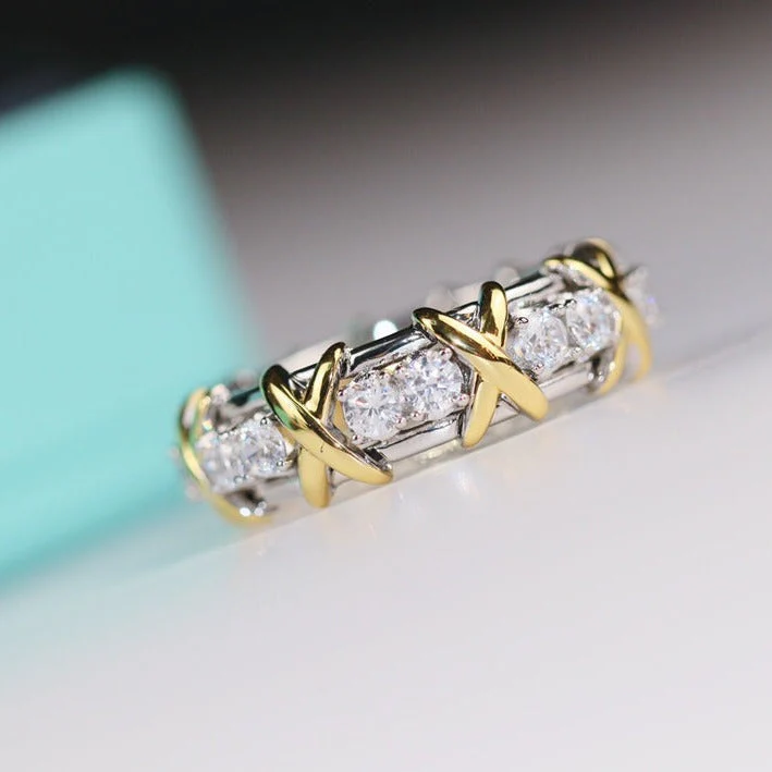 [TF]SIXTEEN STONE RING GOLD