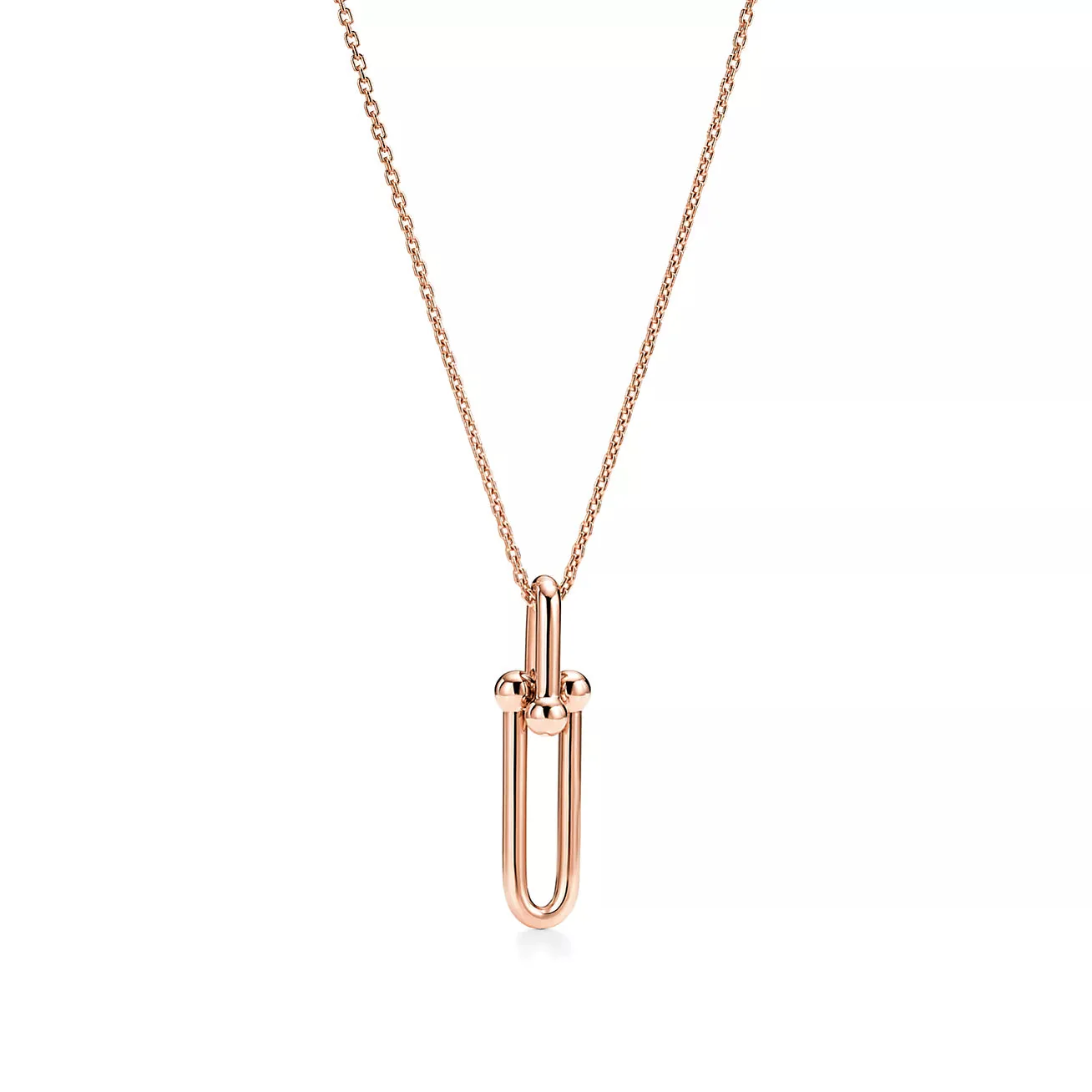 [TF]HARDWEAR DROP DOUBLE LINK PEDANT NECKLACE