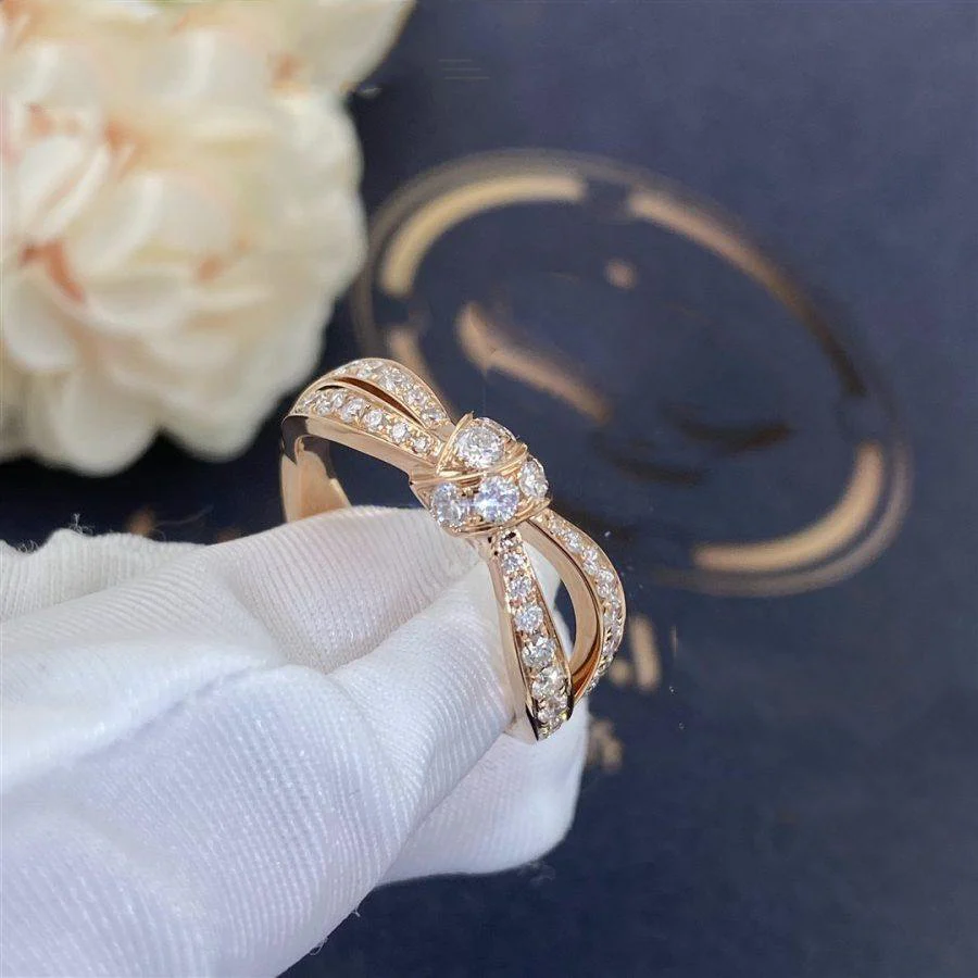[TF]LIENS ROSE GOLD DIAMOND RING