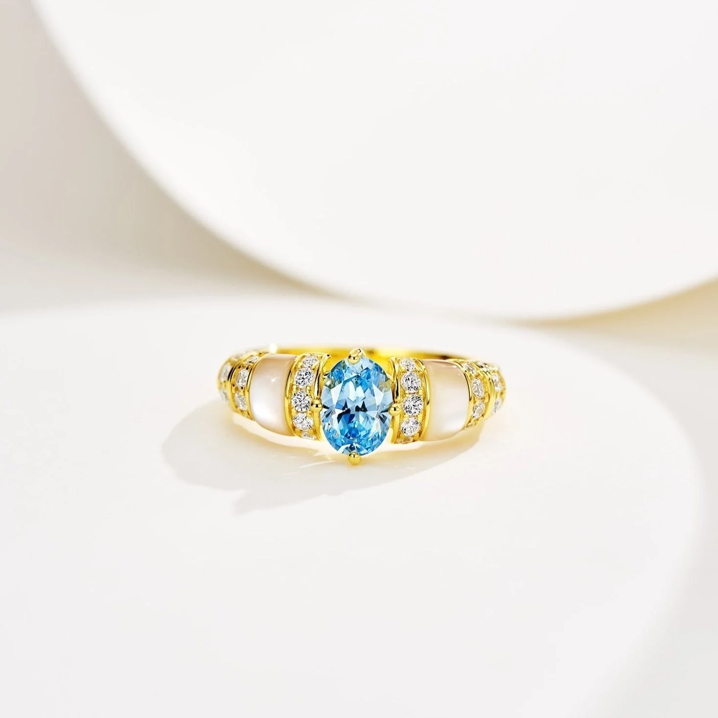 [CD]PARAIBA GOLD DIAMOND RING