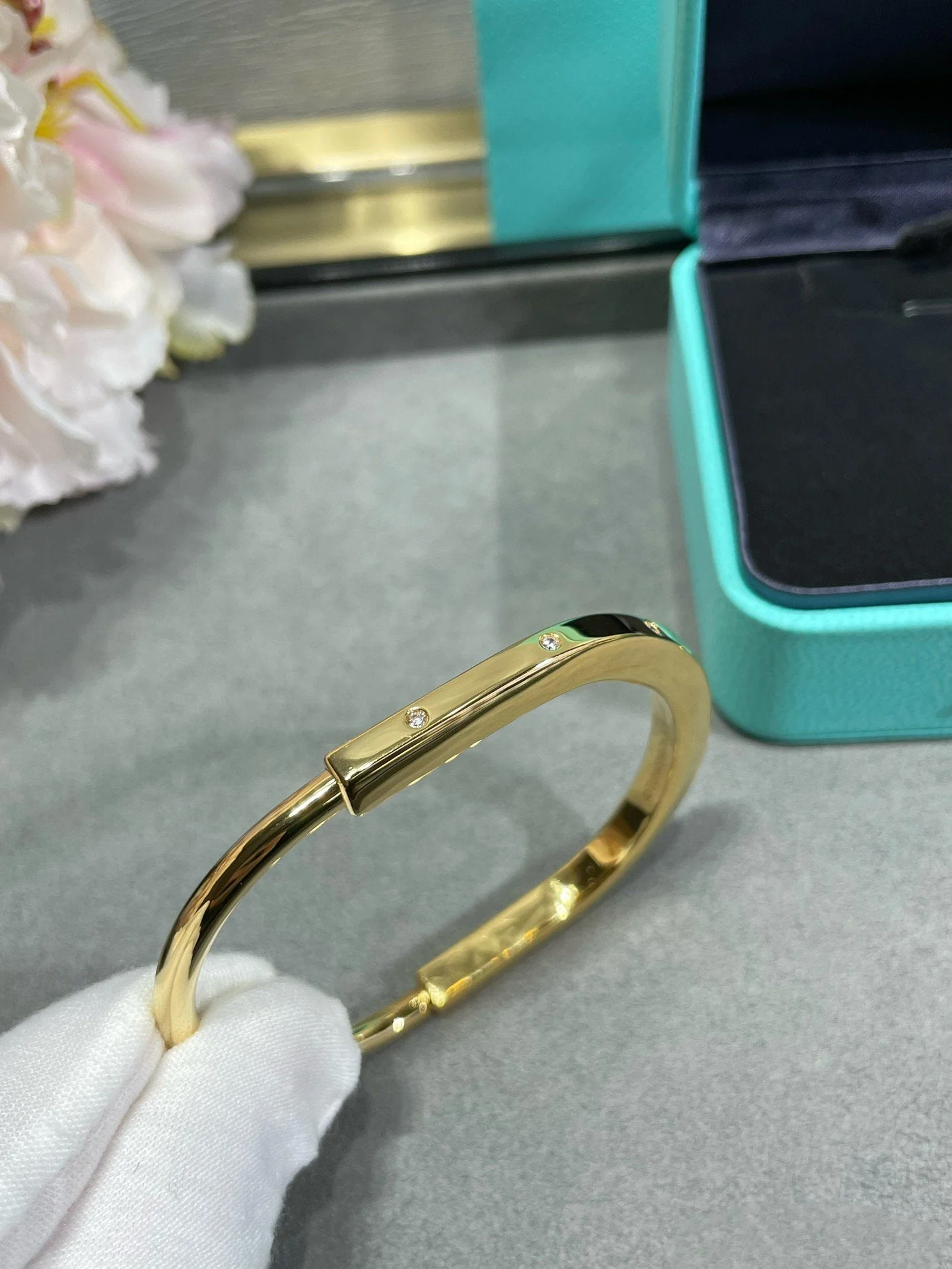 [TF]LOCK BRACELET 8 DIAMOND