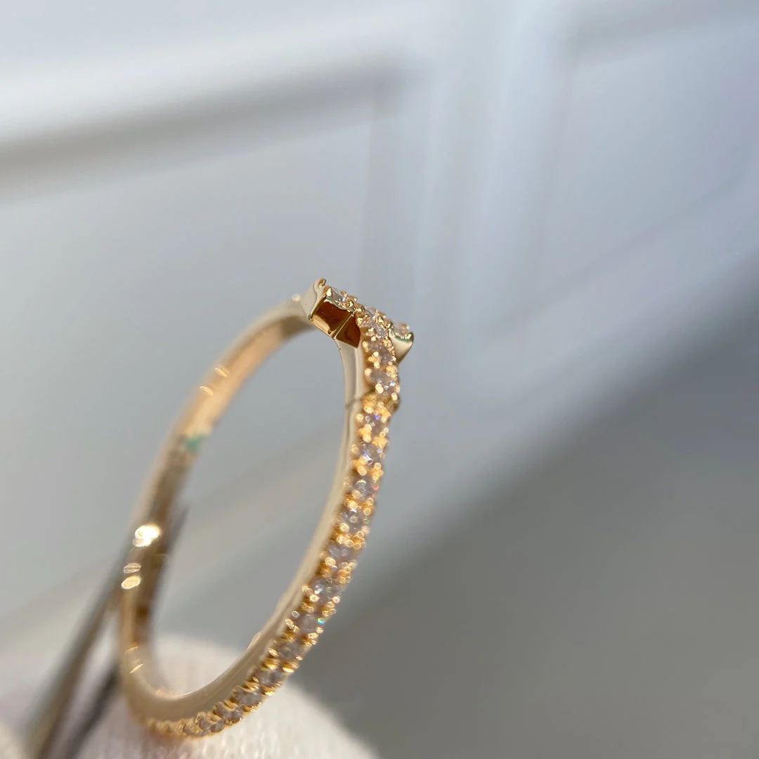[TF]T RING DIAMOND ROSE GOLD