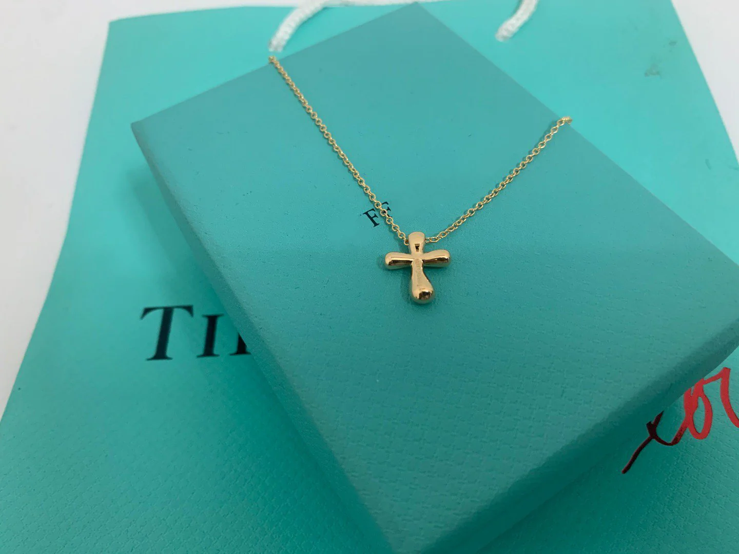 [TF]CROSS PENDANT MINI BARE CROSS NECKLACE