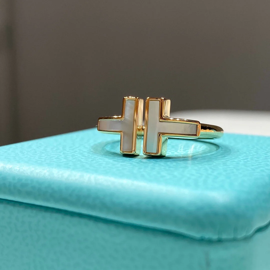 [TF]T WIRE MOP RING ROSE GOLD