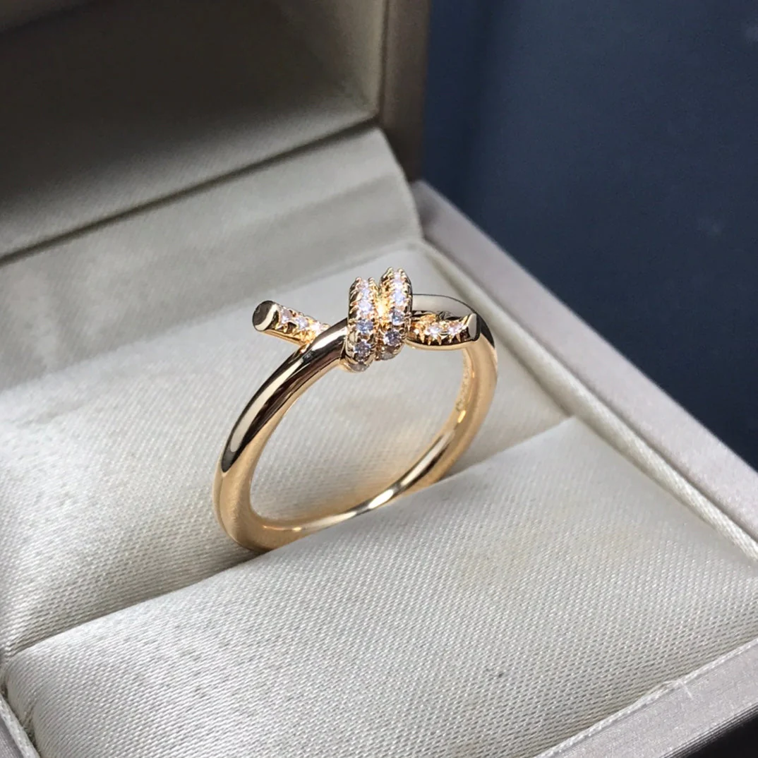 [TF]KNOT RING 1.2MM DIAMOND