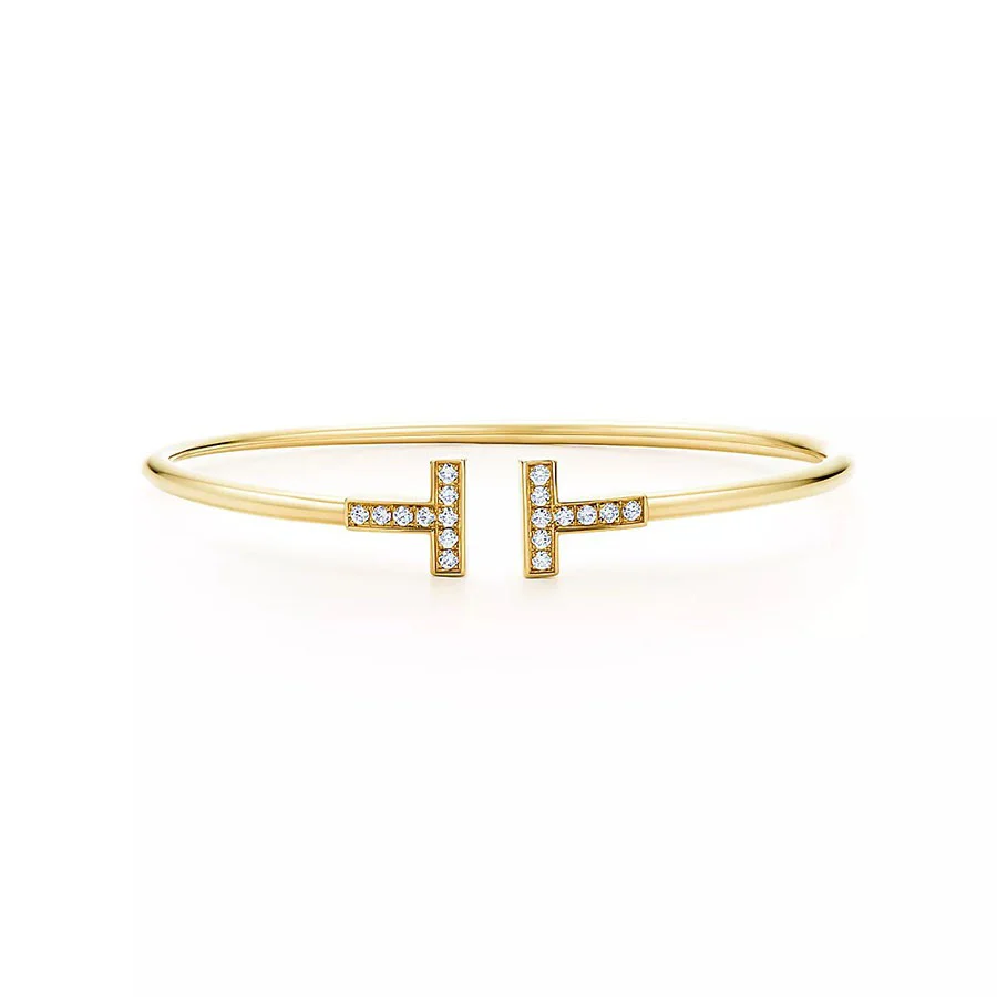 [TF]T BRACELET 1.8MM GOLD DIAMOND