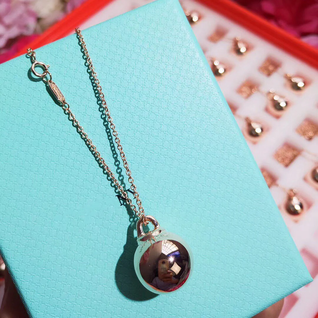 [TF]HARDWEAR PENDENTIF BALL ROSE NECKLACE