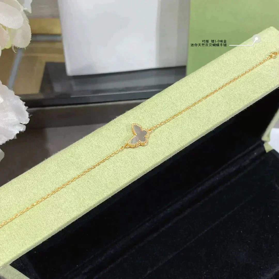 [VA]BUTTERFLY DARK MOP BUTTERFLY BRACELET