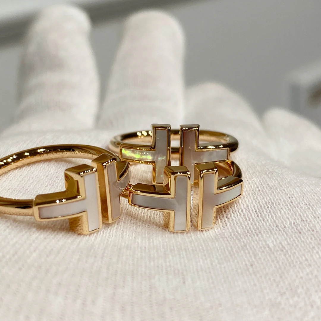 [TF]T WIRE MOP RING ROSE GOLD