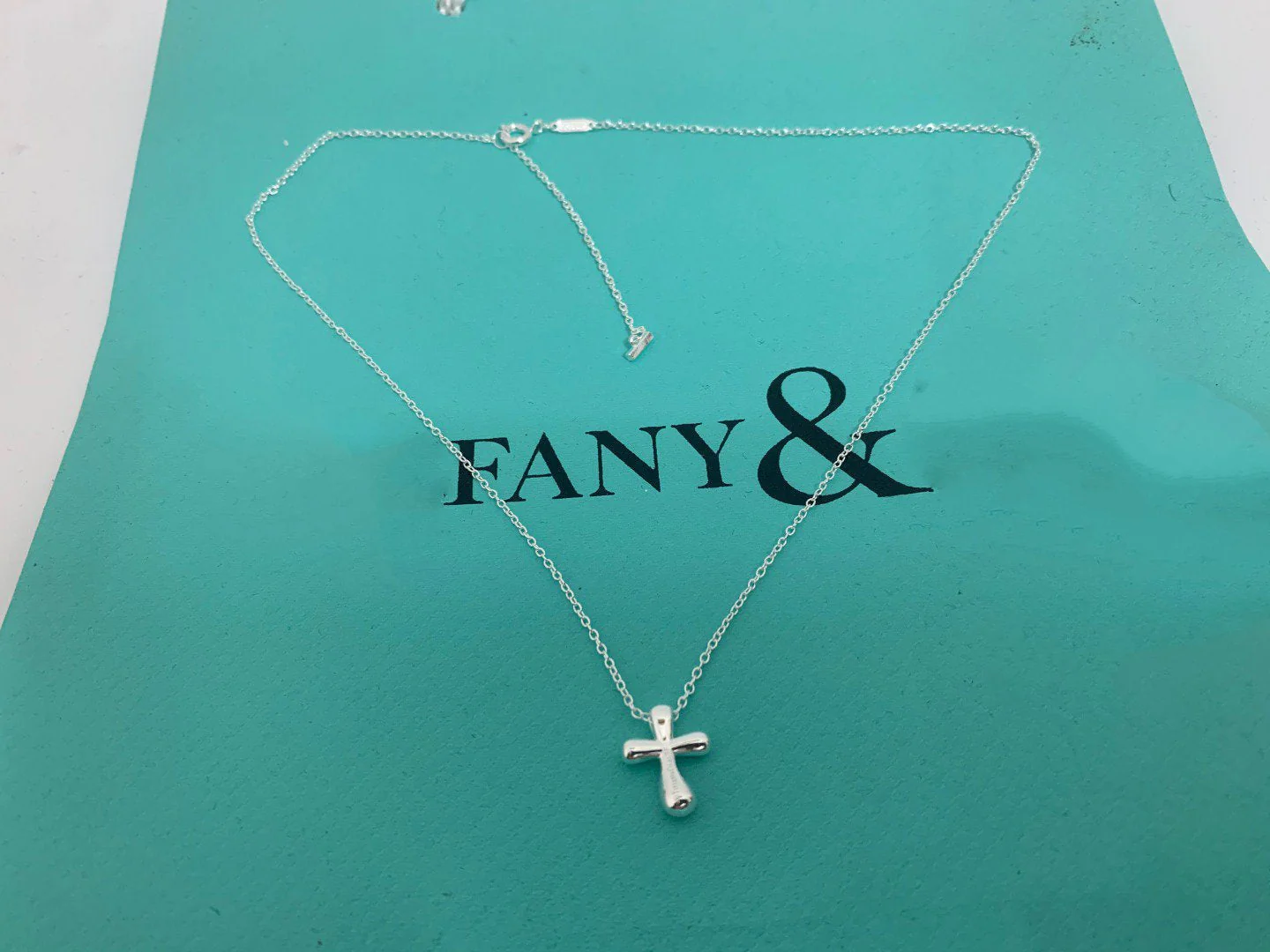 [TF]CROSS PENDANT MINI BARE CROSS NECKLACE