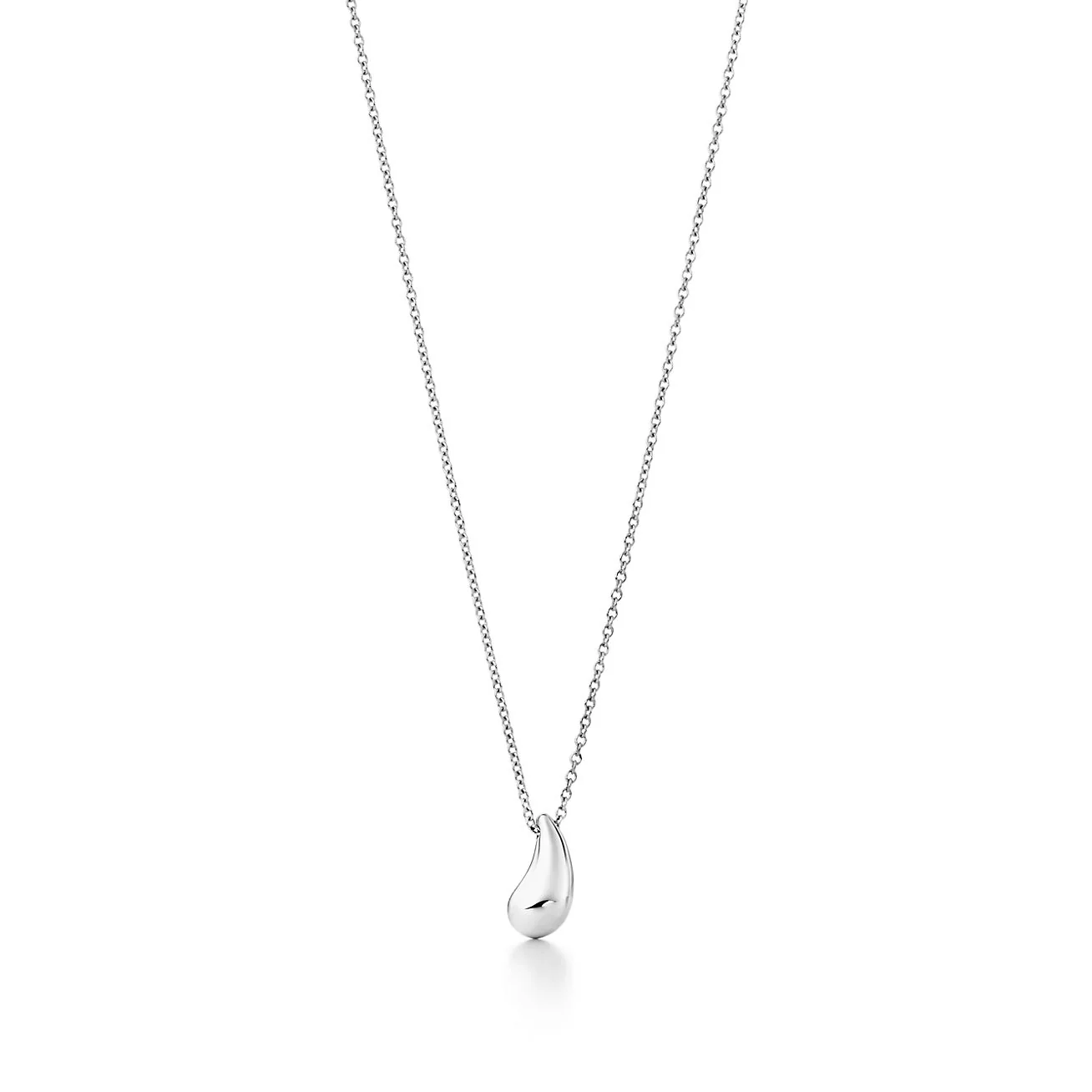 [TF]ELSA PERETTI TEARDROP PENDANT STERLING SILVER NECKLACE