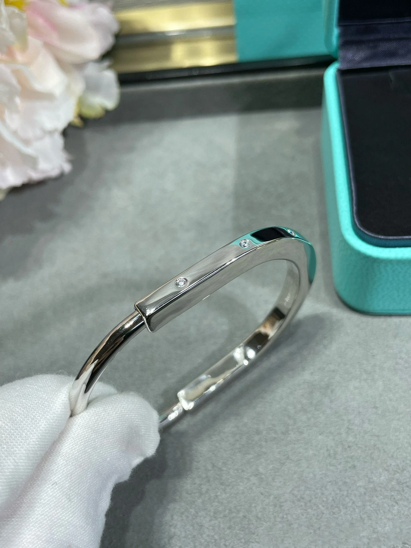 [TF]LOCK BRACELET 8 DIAMOND