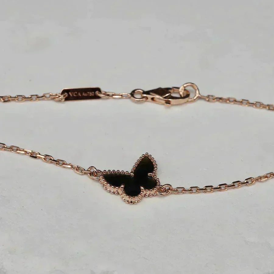 [VA]BUTTERFLY ONYX  BUTTERFLY BRACELET