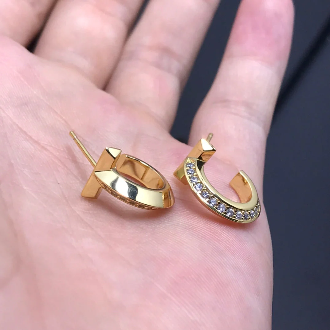 [TF]T HOOP DIAMOND EARRINGS