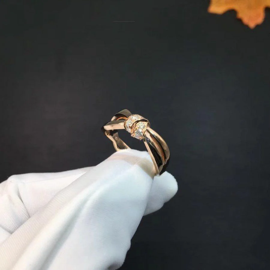 [TF]LIENS RING ROSE GOLD DIAMOND