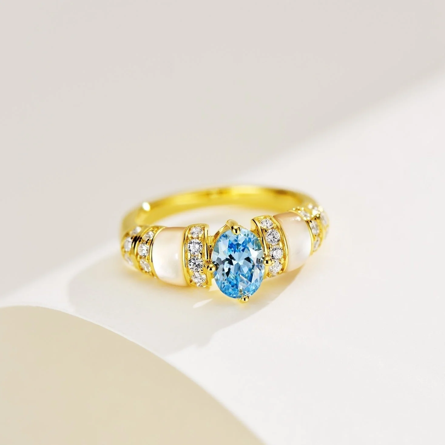 [CD]PARAIBA GOLD DIAMOND RING