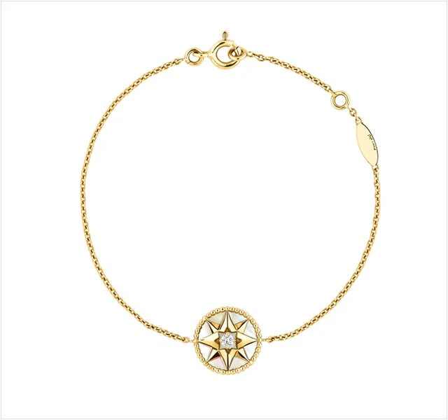 [CD]LUCKY STAR 1 DIAMOND GOLD BRACELET