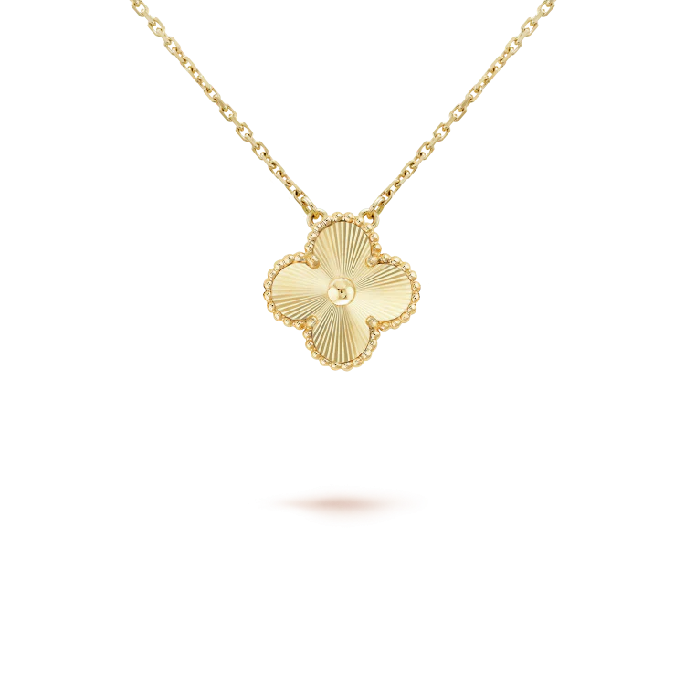 [VA]CLOVER 15MM LASER NECKLACE