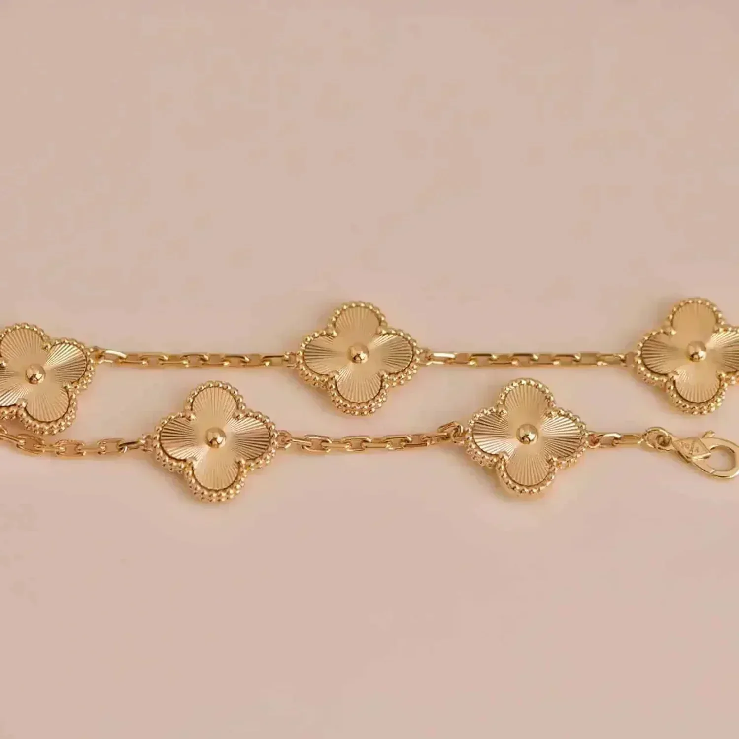 [VA]CLOVER 5 FLOWERS LASER BRACELET
