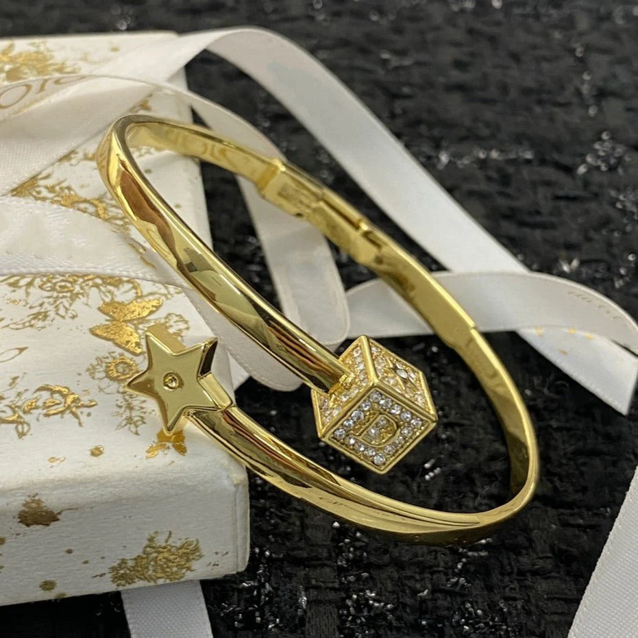 [CD] STAR BRACELET GOLD DIAMOND
