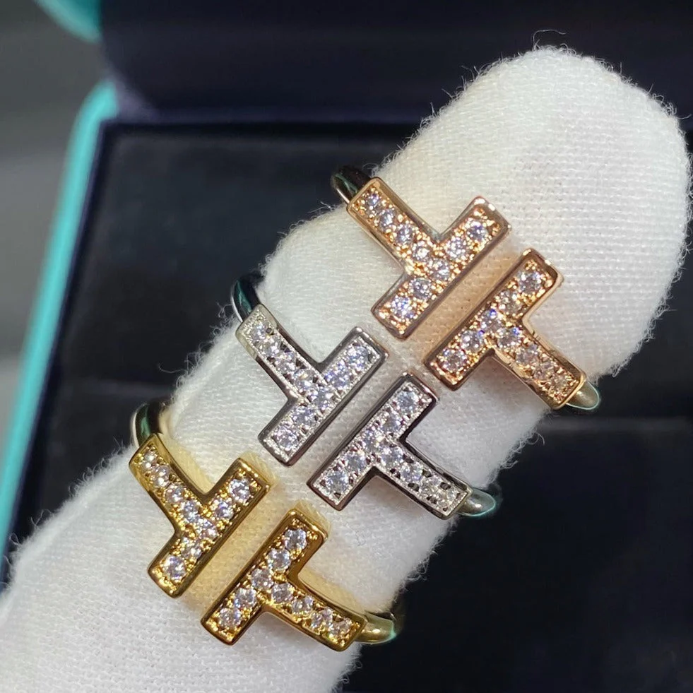 [TF]T WIRE RING DIAMOND GOLD