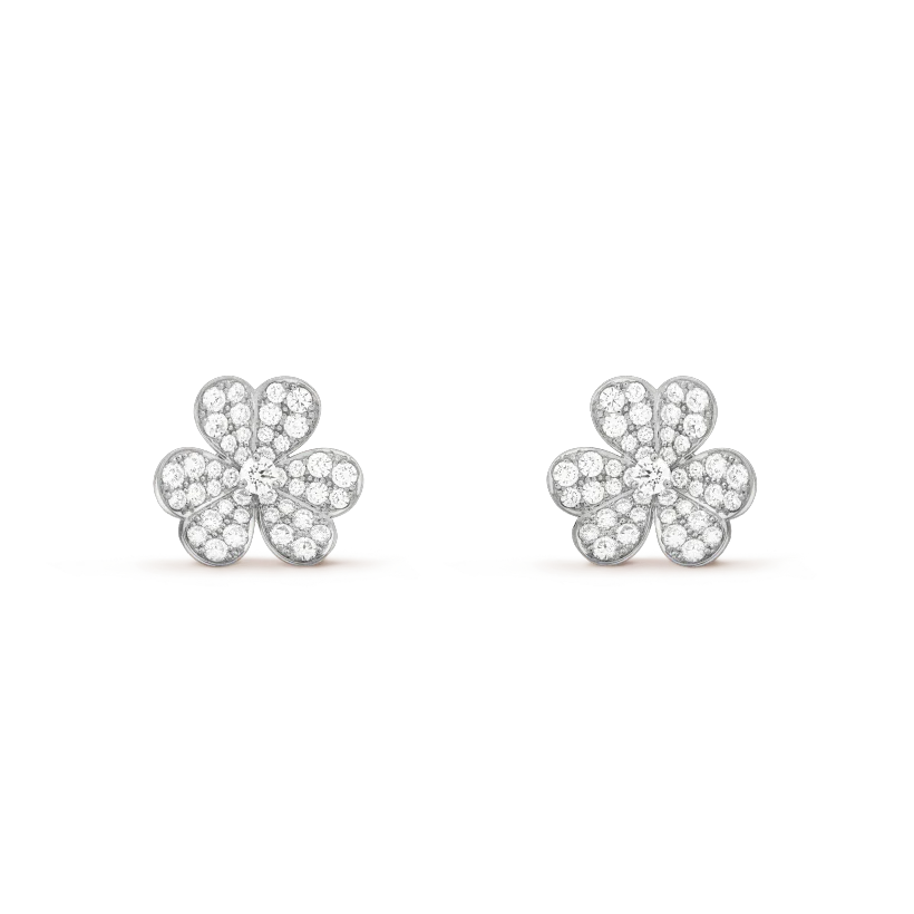 [VA]CLOVER COMOS DIAMOND EARRINGS SILVER