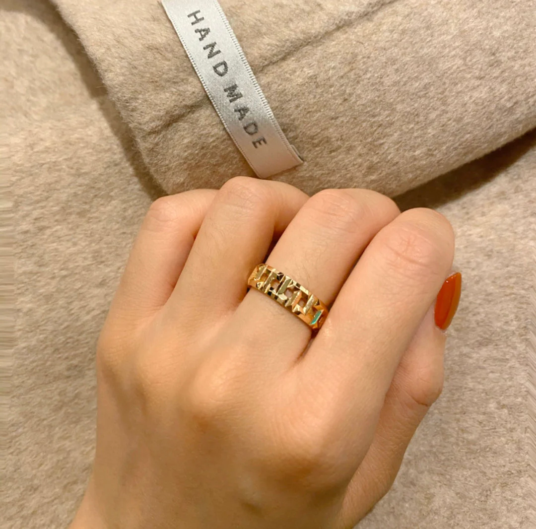 [TF]T TRUE 3.5MM ROSE GOLD RING