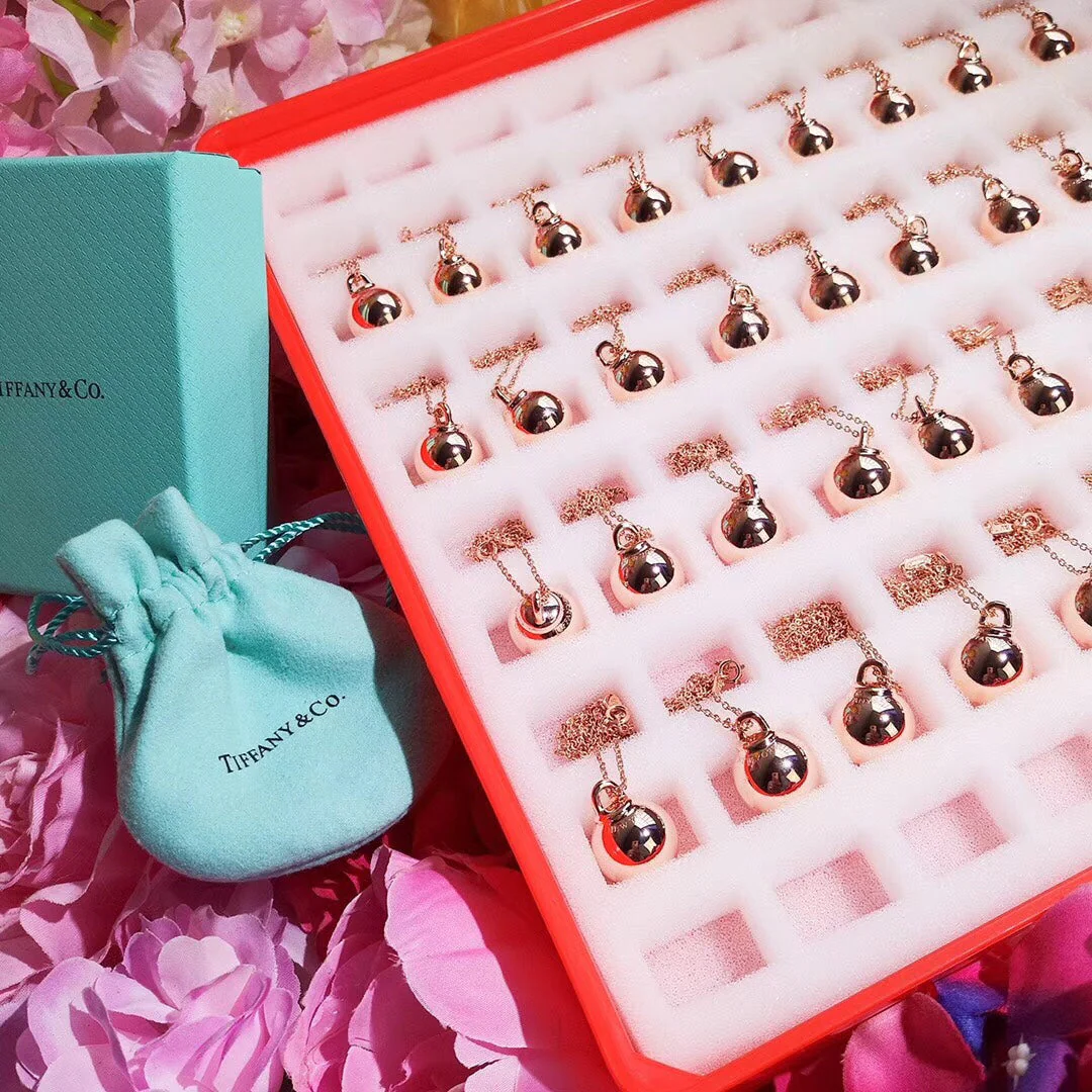 [TF]HARDWEAR PENDENTIF BALL ROSE NECKLACE
