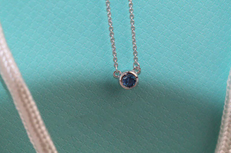 [TF]ELSA PERETTI SERIES SINGLE DIAMOND SIMPLE NECKLACE