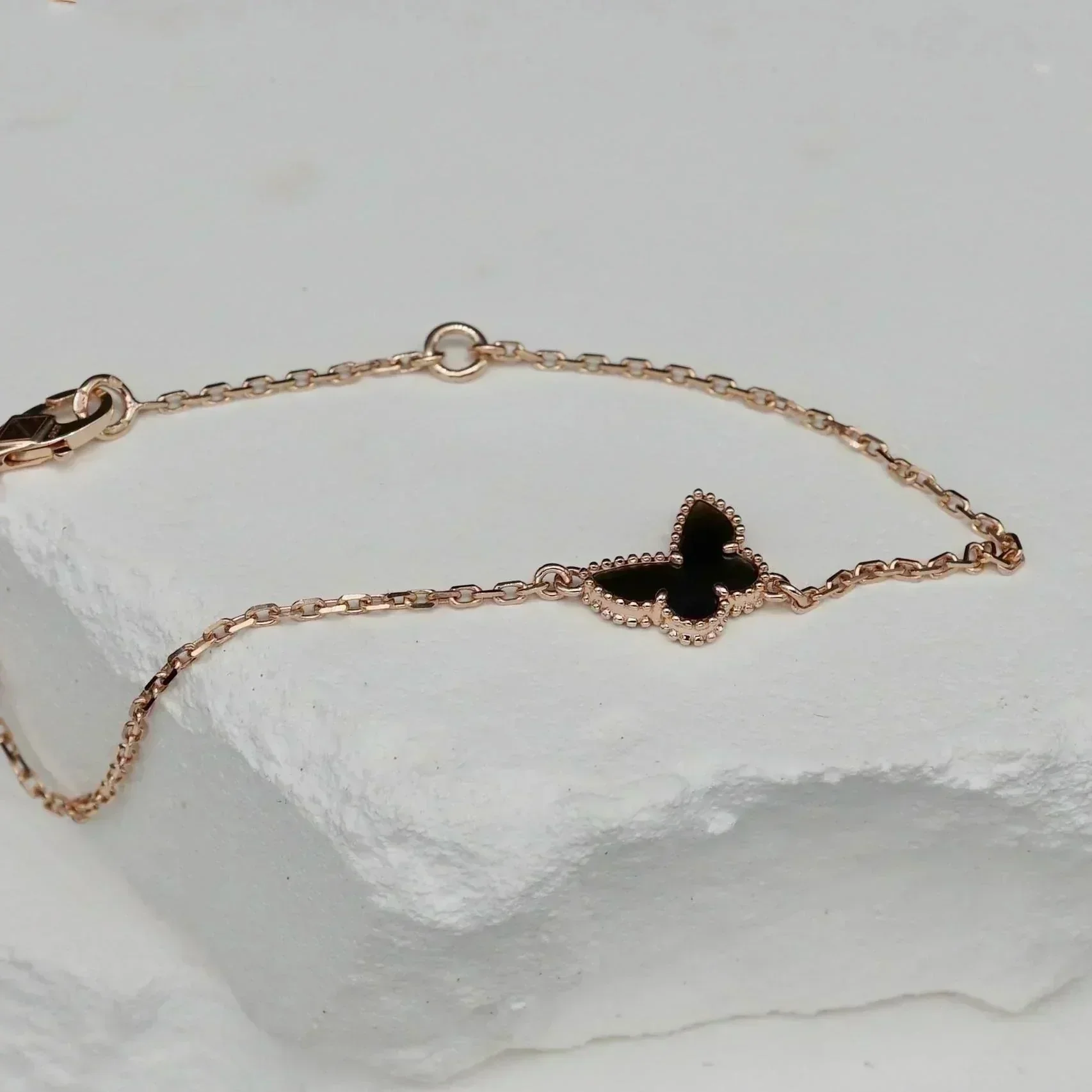 [VA]BUTTERFLY ONYX  BUTTERFLY BRACELET