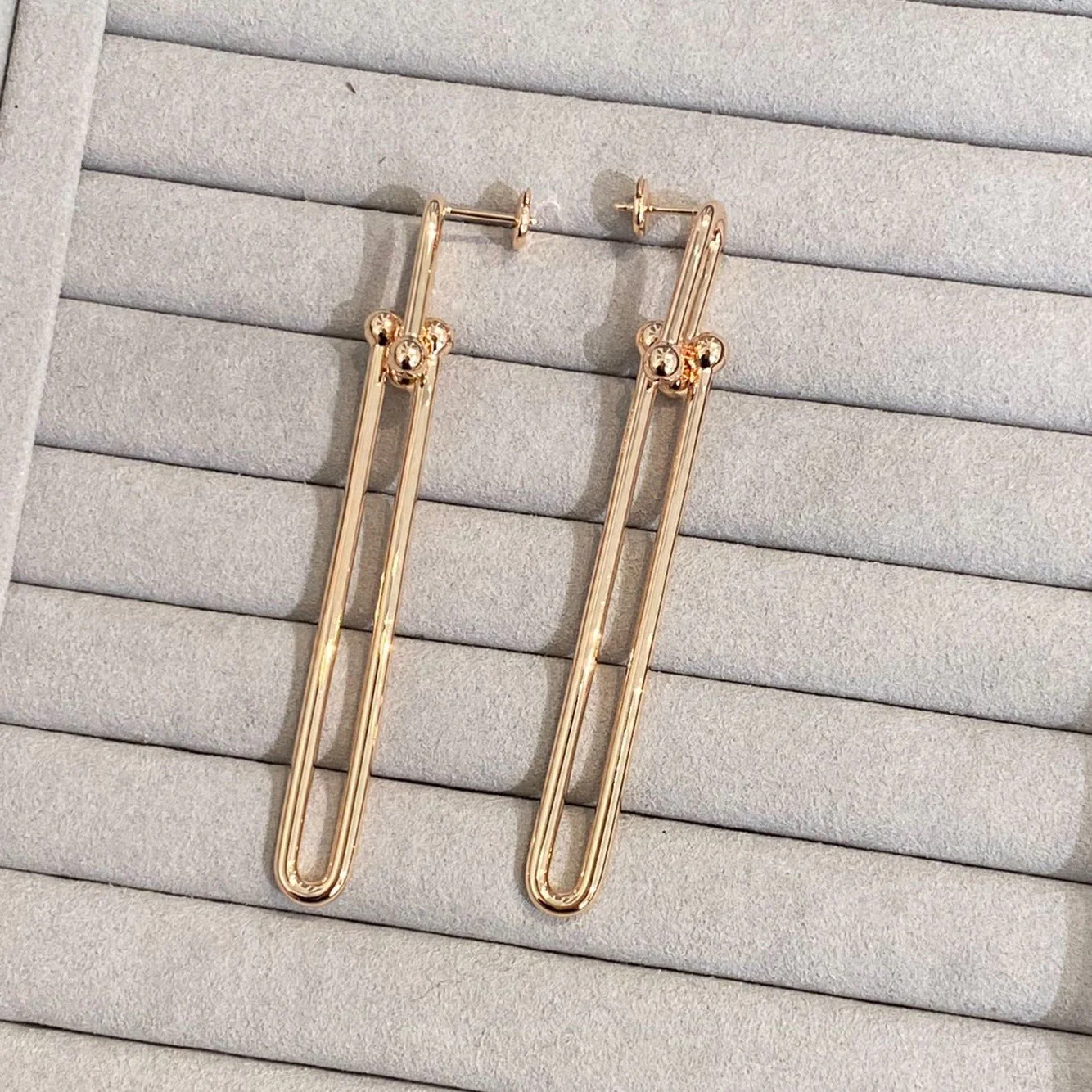 [TF]HARDWEAR DOUBLE LONG LINK EARRINGS